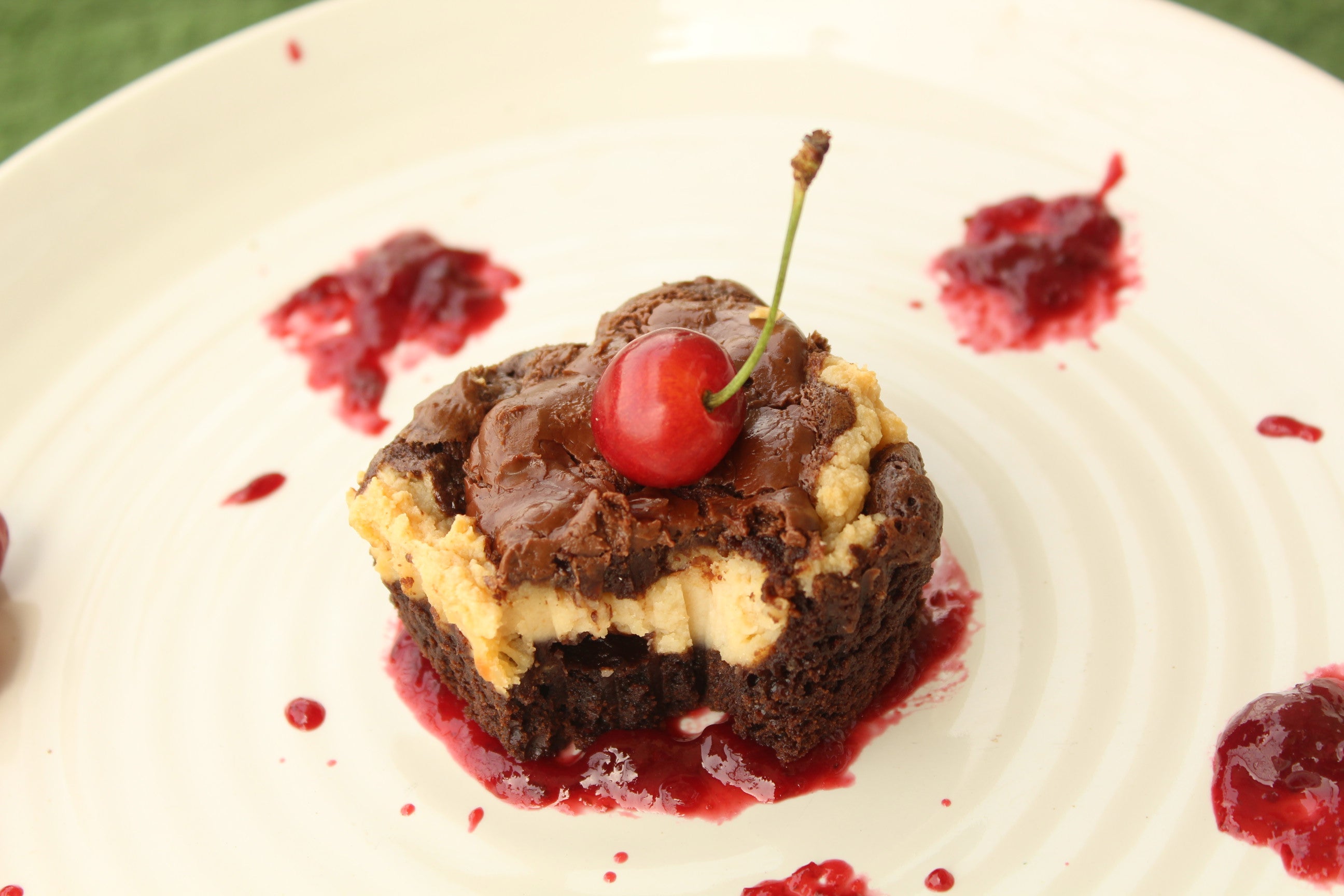 Cherry Cheesecake Brownies