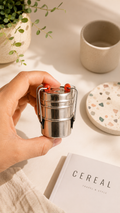 Miniature Tiffin Box Keychain