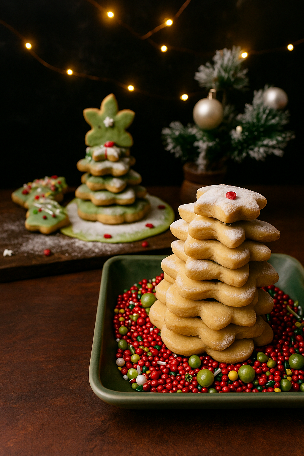 Cookie Christmas Trees